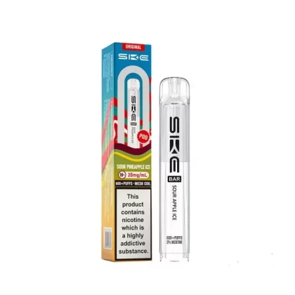 Ske Bar 600 Prefilled Pod Sour Pineapple Ice - Ejuicewarehouse