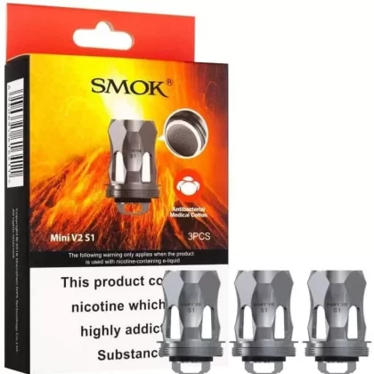 SMOK Mini V2 S1 Coils / SMOK Baby V2 S1 Coils / Smok R Kiss Coils 0.15 Ohm 3-Pack - SMOK / 0.15 Ohm / 3 Coils