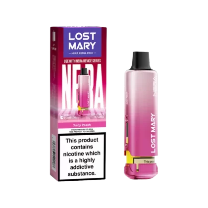 Juicy Peach Lost Mary NERA15K Refill Pack - 20mg - Vape Product