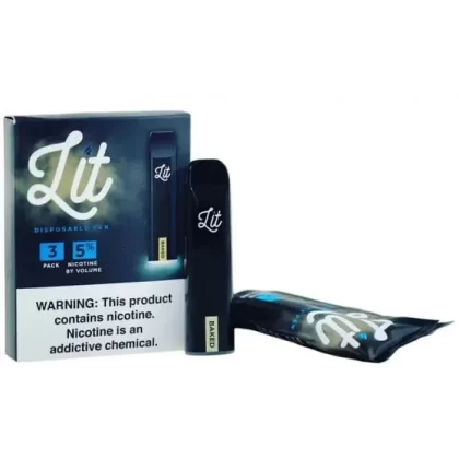 Lit Vape - Pack Count#3 Pack~Flavor#Menthol>Baked~Nicotine#50MG