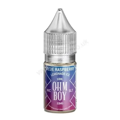 Ohm Boy SLT Blue Raspberry Lemonade Ice Nic Salt E-Liquid