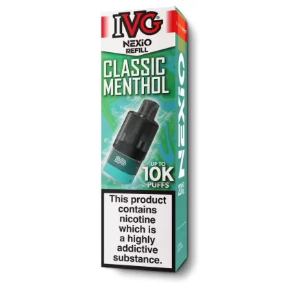 Classic Menthol Nexio Refill Pod by IVG - Ecigarettedirect Co
