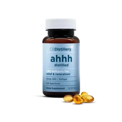 CBDistillery 30mg Broad Spectrum CBD Softgels (60 Count)