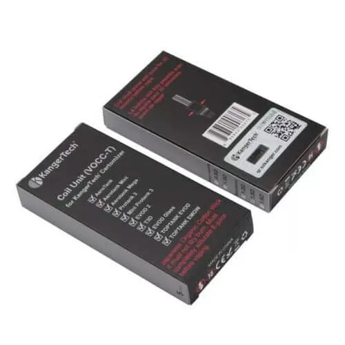 KangerTech VOCC-T Dual Coil Protank 3 AeroTank EVOD2 – 1.8 oHm - 1.80 Ohm; 10 VOCC-T Coils, 5 VOCC-T Coils - Image 2