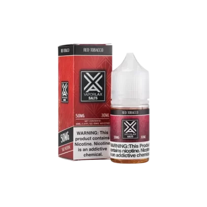 Red Tobacco VaporLax Salt - Site#VAP~Nicotine#25mg>50mg
