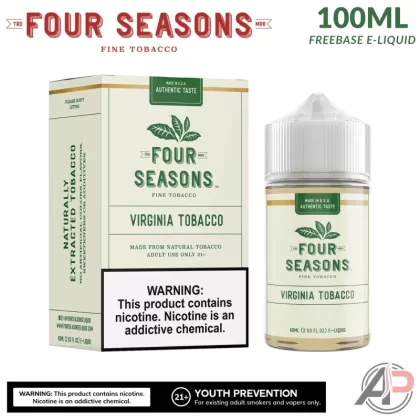 Four Seasons Virginia Tobacco E-Liquid 60mL