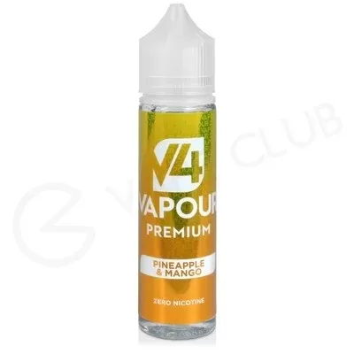 Pineapple & Mango Shortfill E-Liquid by V4 Vapour Premium 50ml