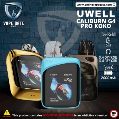 Caliburn G4 Pro Koko 35W Pod System Kit 2000mAh - Waves Black