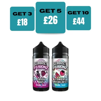 Seriously Fusionz 100ml Shortfill E-Liquid - Tropical Ice