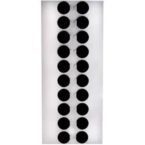 Carbon Tabs with Aluminum Foil Backing