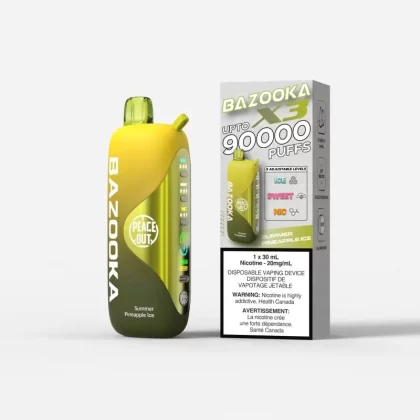Bazooka 90K Summer Pineapple Ice Disposable Vape