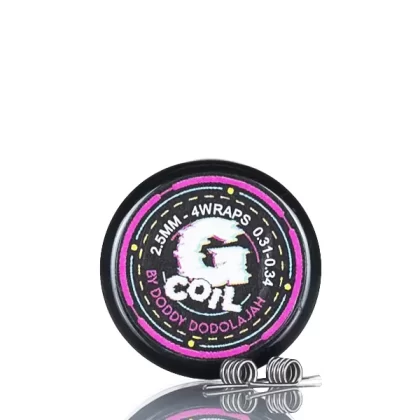 UNKWN Glitch G-Coil Premade Coils - 3.0mm 4 wrap 0.33-0.37ohm - 2pk