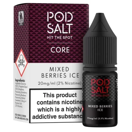Mixed Berries Ice Pod Salt Core 10ml nicotine salt e-liquid