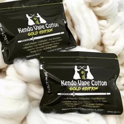 kendo VAPE COTTON GOLD EDITION - Atelierdelvapore