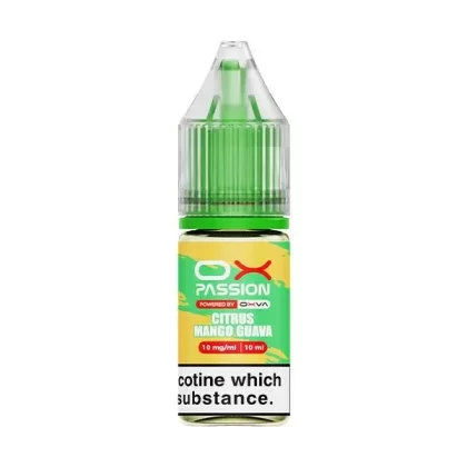 OX PASSION CITRUS MANGO GUAVA 10ML NIC SALT E-LIQUID