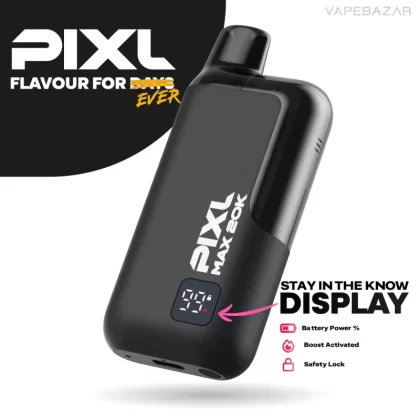 Pixl Max 20K – Device Kit – Basalt Black - Pod Kit / Pixl / 850 mAh / USB-C