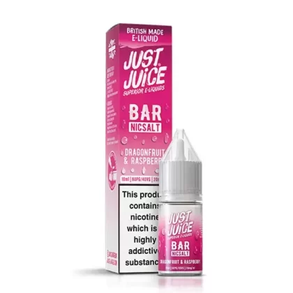 Just Juice Bar Dragonfruit & Raspberry Nic Salt E-Liquid - Vapestreams Co