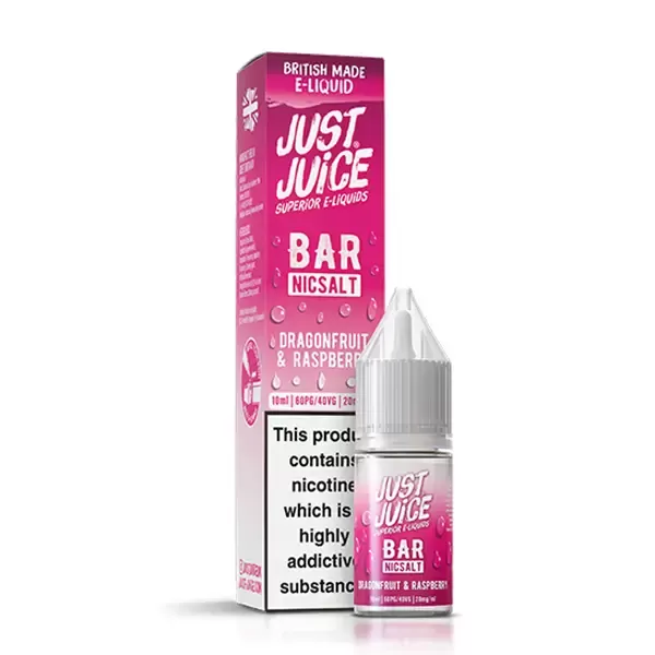 Just Juice Bar Dragonfruit & Raspberry Nic Salt E-Liquid - Vapestreams Co