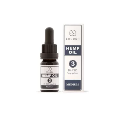 Endoca CBD oil 30mg/ml - size#10ml. 300mg CBD>30ml. 900mg CBD