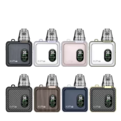 Oxva Xlim SQ Pro 30W Pod Vape Kit - Black Carbon, Black Leather; Pod Kit