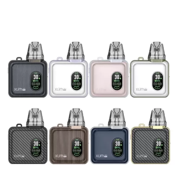 Oxva Xlim SQ Pro 30W Pod Vape Kit - Black Carbon, Black Leather; Pod Kit