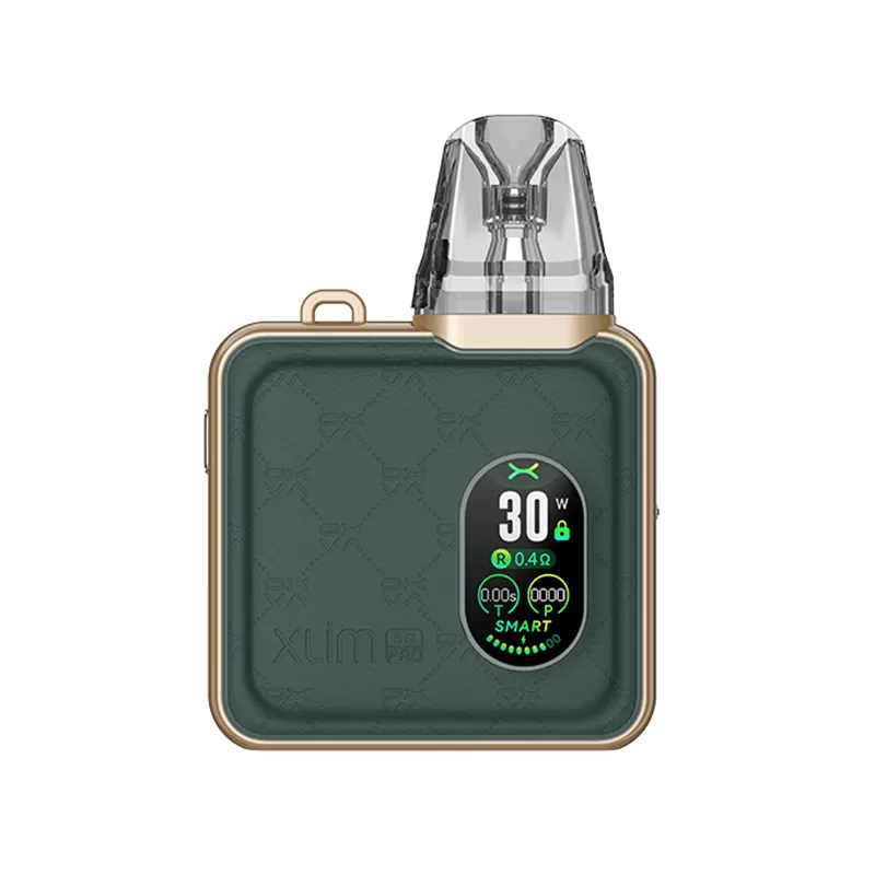 Oxva Xlim SQ Pro 30W Pod Vape Kit - Black Carbon, Black Leather; Pod Kit - Image 3