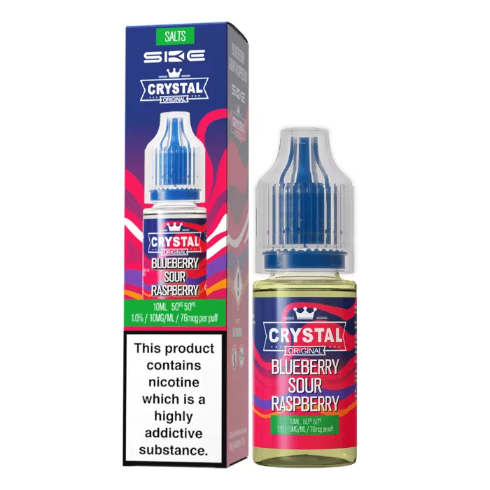 Blueberry Sour Raspberry SKE Crystal Nic Salts e Liquid 10ml – TPD - Vapestorm Co