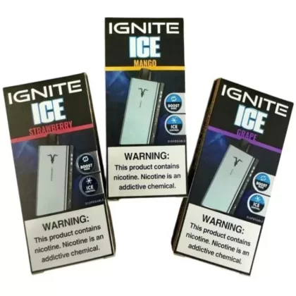 Ignite Ice V400 Disposable 5% - disposable#BLUEBERRY>GRAPE PEACH>LEMON LIME>MANGO>MINT>PEACH>STRAWBERRY KIWI>STRAWBERRY WATERMELON>STRAWBERRY>WATERMELON (AE3204)