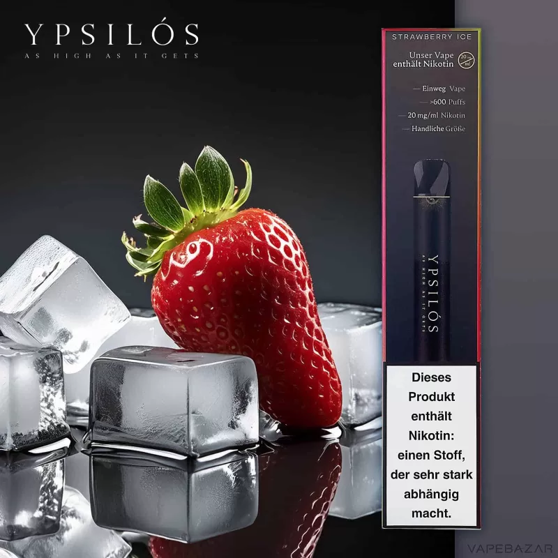 Ypsilos Einweg E-Zigarette – Strawberry Ice