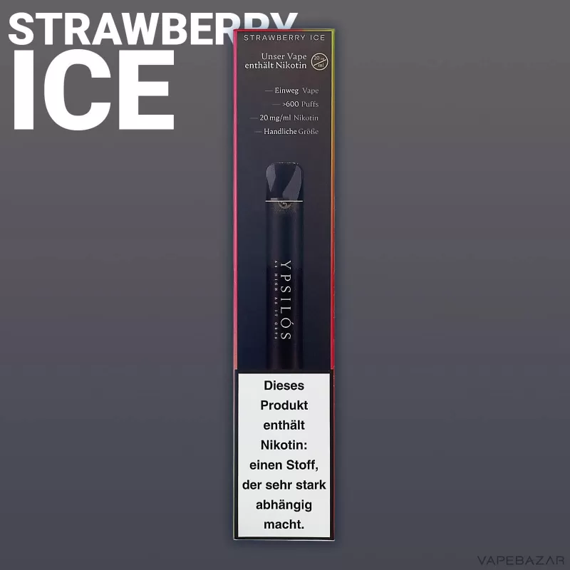 Ypsilos Einweg E-Zigarette – Strawberry Ice - Image 2