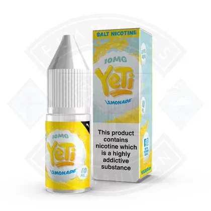 Yeti Salt – Lemonade 10ml E Liquid - Size#5mg>10mg>20mg