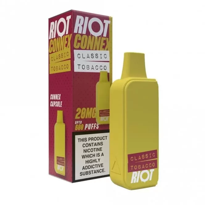 Riot Squad Connex Classic Tobacco Nic Salt E Liquid Pod