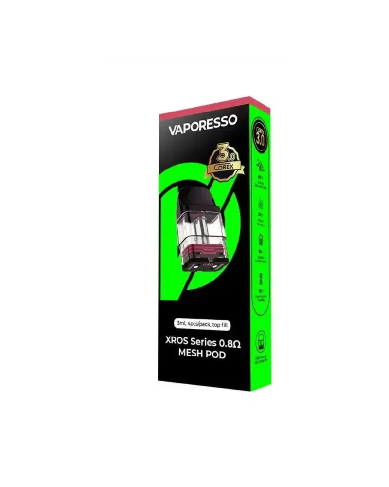 Vaporesso XROS Corex 3.0 Pods 4pk - 0.6ohm COREX 3.0 (2ml) - Vapeciga