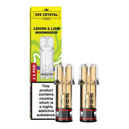 Lemon & Lime SKE Crystal Plus Pods - 20mg - Vape Product