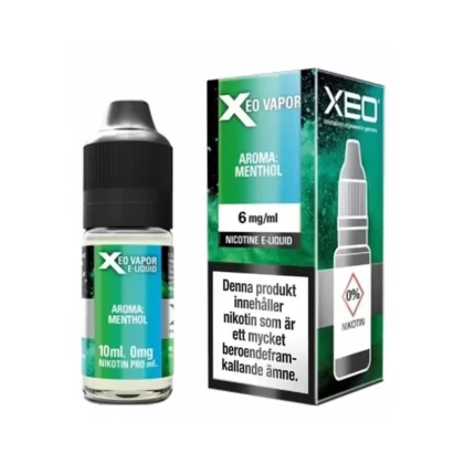 XEO Xtreme Vapor Fresh Menthol 10 ml – vape juice med nikotin - Yes