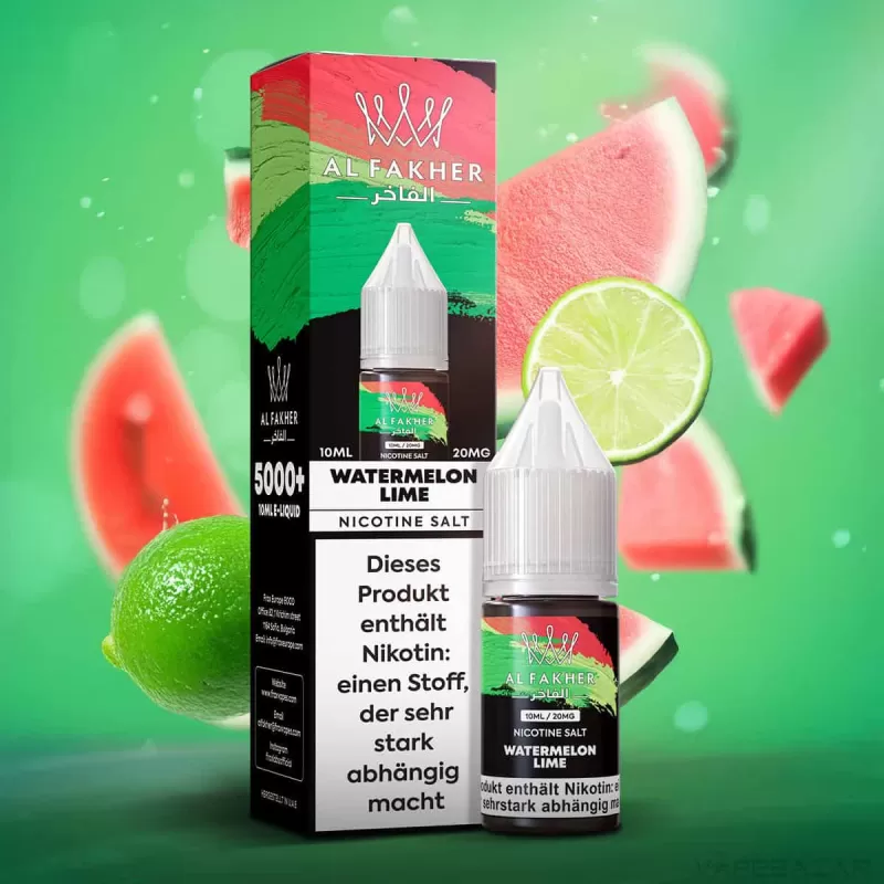 Al Fakher Liquid – Watermelon Lime - 20mg/ml