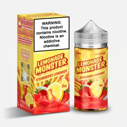 Strawberry Lemonade – Lemonade Monster – 100mL USA Eliquid - Vape Product; Vape Product, Vape Product