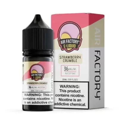Strawberry Crumble Nicotine Salt by Air Factory - Size#30ml~Nicotine#18MG>36MG