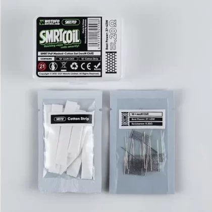 Wotofo SMRTCOiL PNP Meshed Cotton Set - Type#Turbo>Chill>Extreme