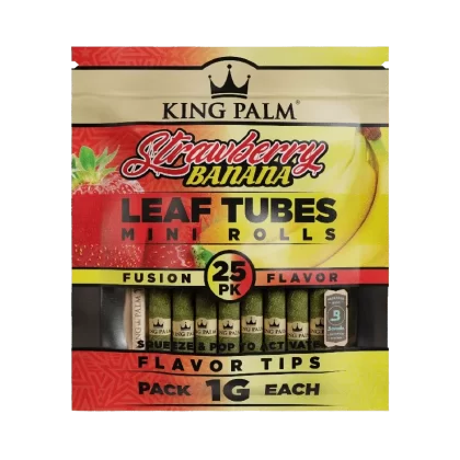 King Palm Tubes Mini 25pk - Flavor#Strawberry Banana>Watermelon Mango