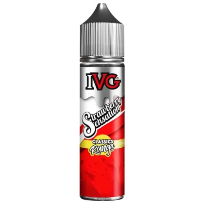 IVG Strawberry Sensation 50ml – vape juice utan nikotin