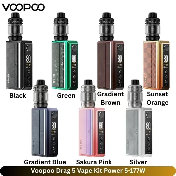 Voopoo Drag 5 Vape Kit Power 5-177W