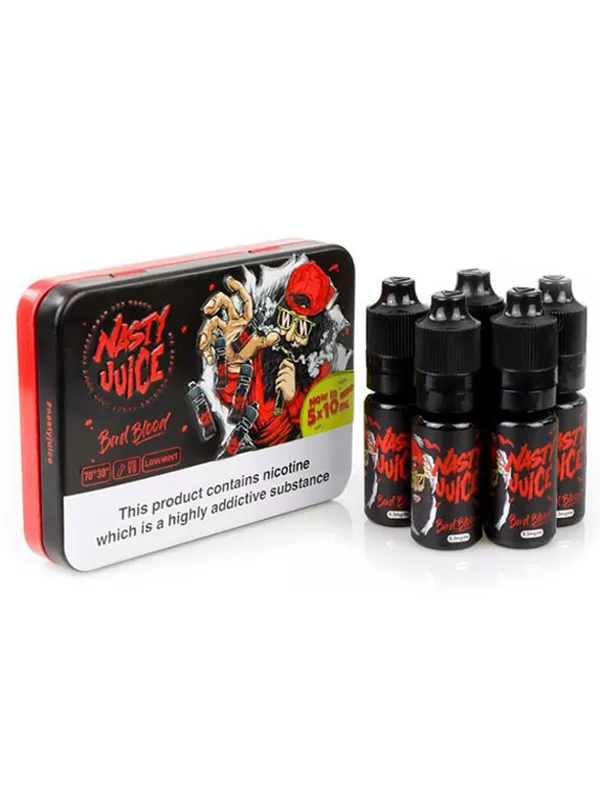 Bad Blood - Nasty Juice E Liquid Multipack - 3mg