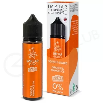 Orange & Mango Ice Shortfill E-liquid by Imp Jar 50ml
