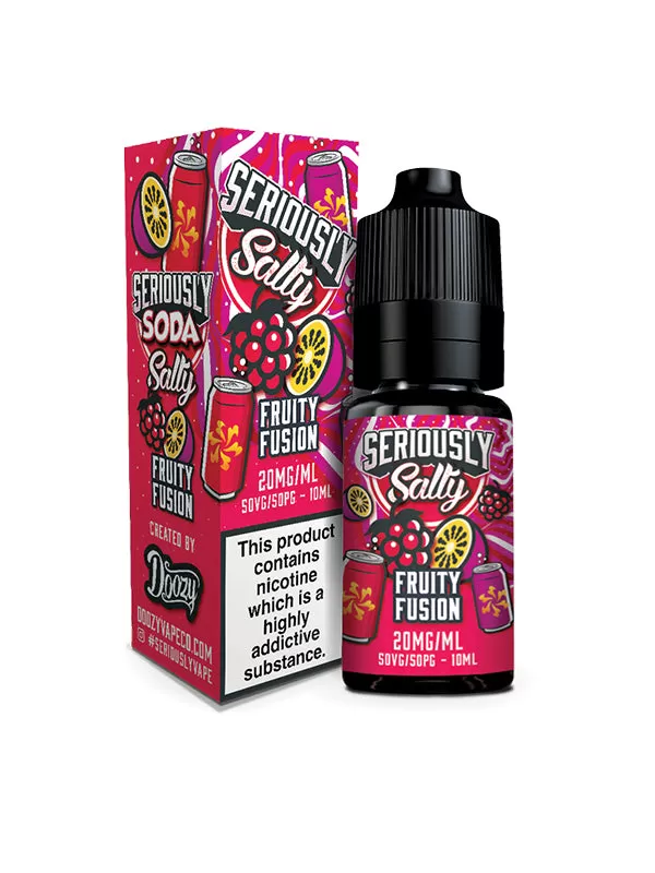 Seriously Salty SODA Fruity Fusion Nic Salt E-Liquid