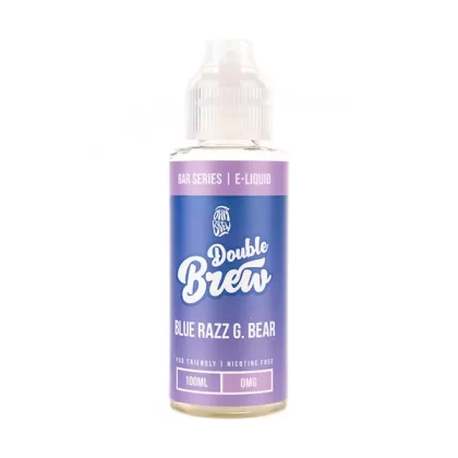 Blue Razz G-Bear Double Brew Bar Series 100ml (60/40) by Ohm Brew - Vapesuperstore Co