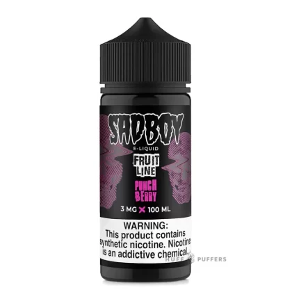 Sadboy Fruit Line – Punch Berry 100mL - Vape Product, Vape Product
