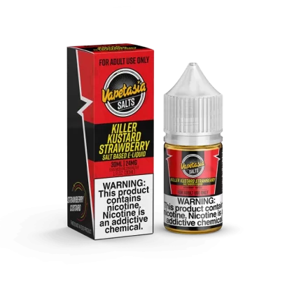 Vapetasia Salts Killer Kustard Strawberry 30ml Nic Salt Vape Juice - Eightvape