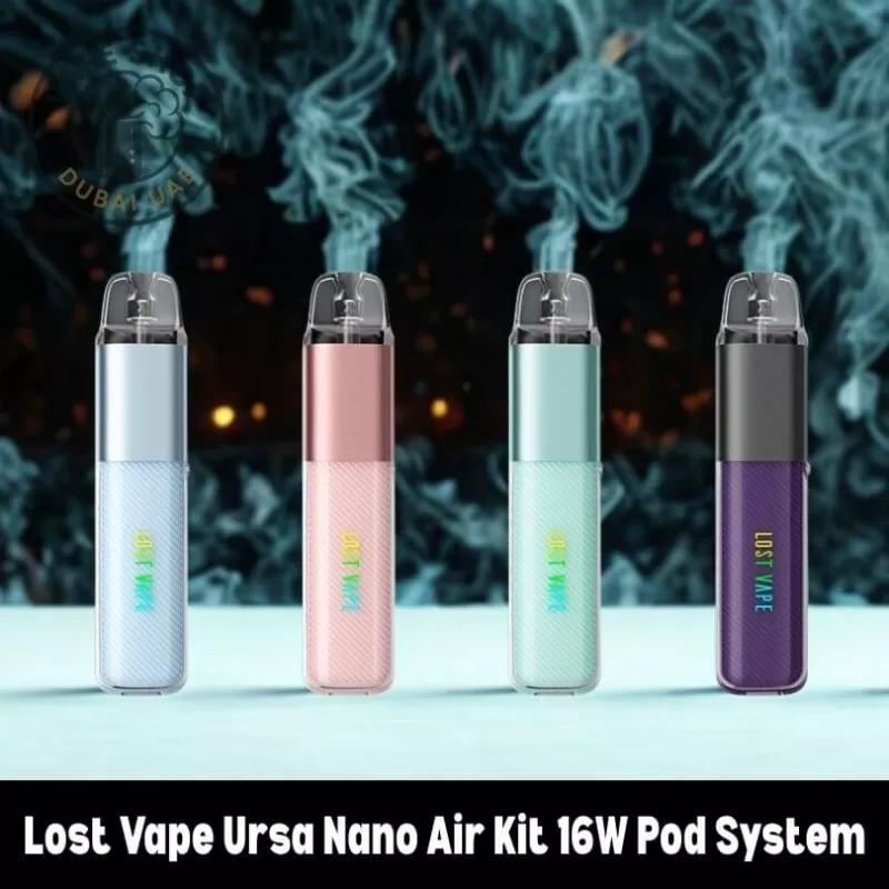 Lost Vape Ursa Nano Air Kit 16W Pod System 800mAh Vape Kit - Baby Pink, Chariot Black