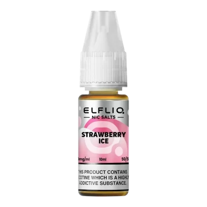 ElfLiq Strawberry Ice Nic Salt Vape Juice 10ml